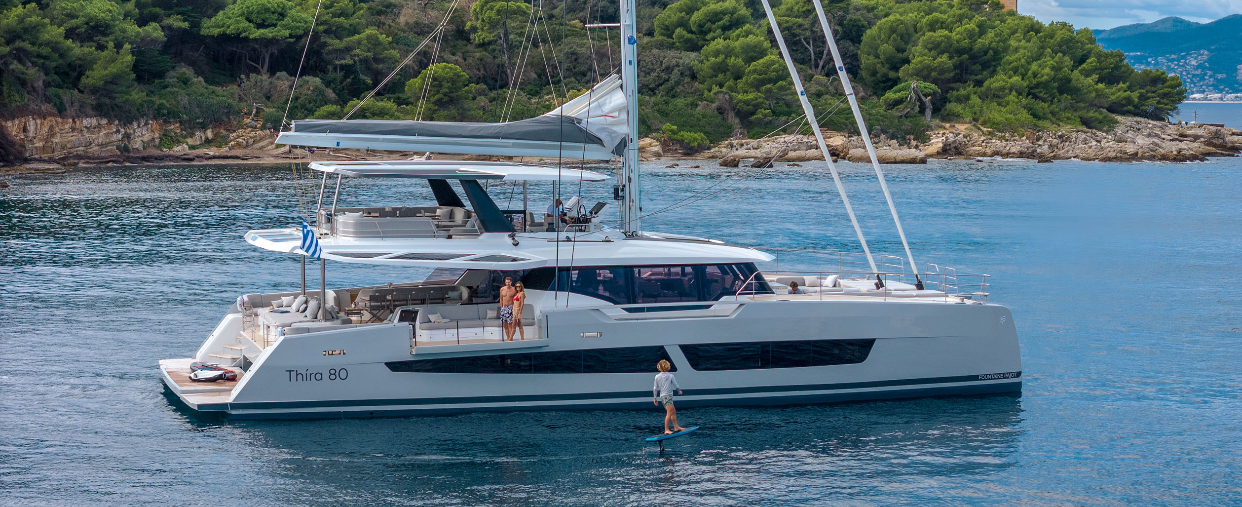 Fountaine Pajot Sailing Catamarans | Thíra 80