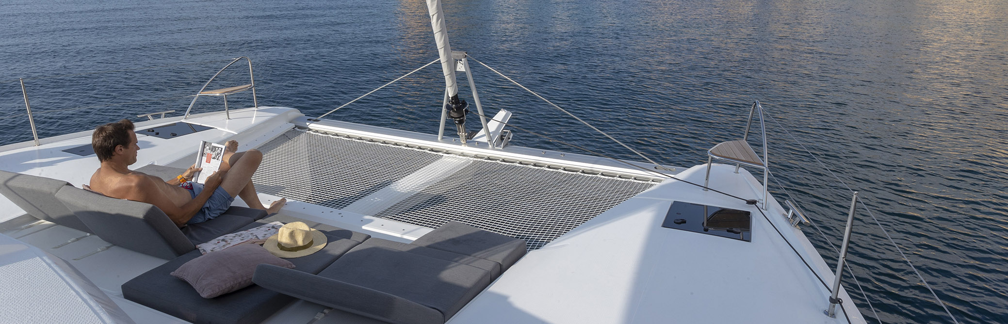 08/07/2019, Lagos (Portugal), Chantier Fountaine Pajot, Fountaine Pajot 45