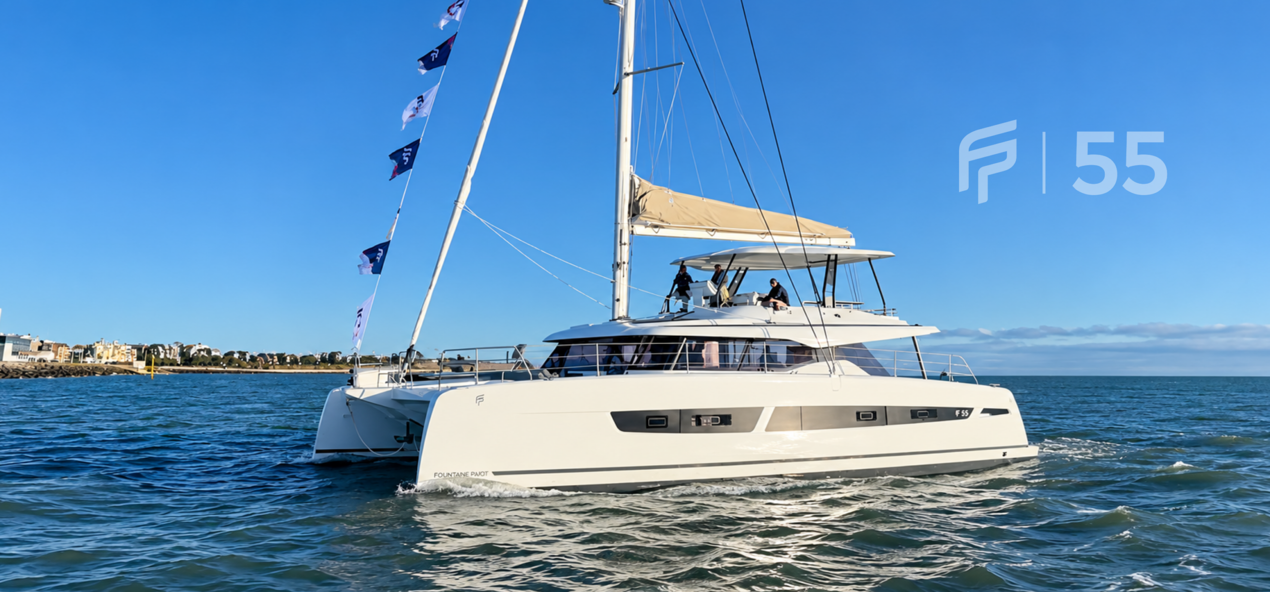 First Look Aboard the new Fountaine Pajot FP55